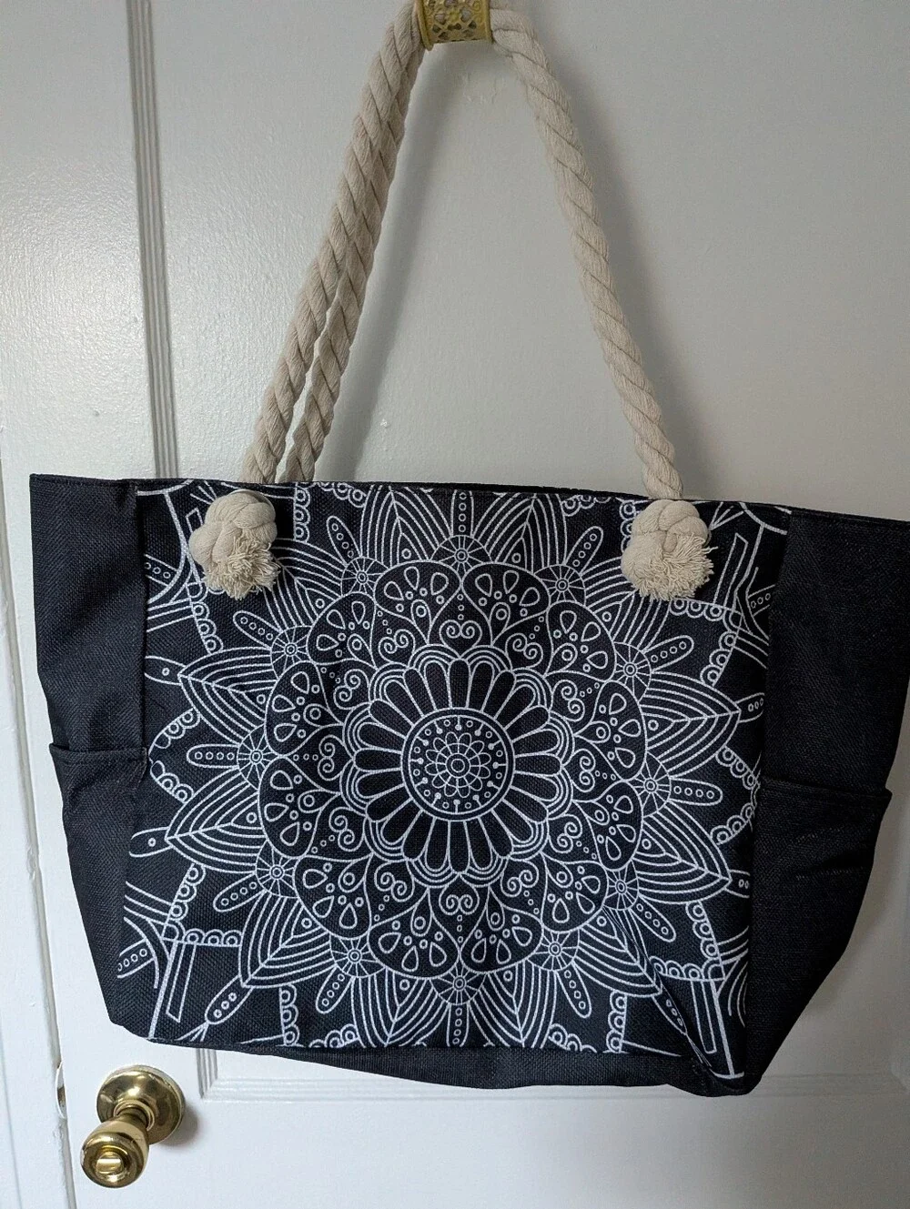NWT Tesalate Jumbo Tote Bag With Rope Handle